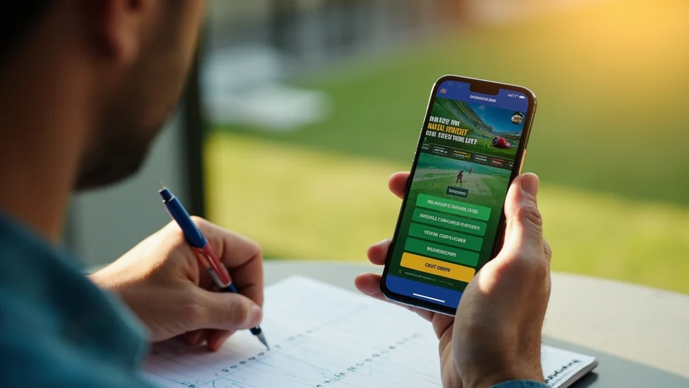 Fantasy sports user recording offer terms in a verification checklist