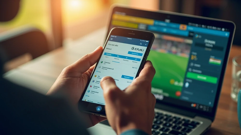 Fantasy sports user comparing wallet credit with saved offer evidence
